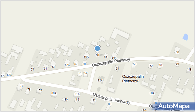 Oszczepalin Pierwszy, Oszczepalin Pierwszy, 34, mapa Oszczepalin Pierwszy