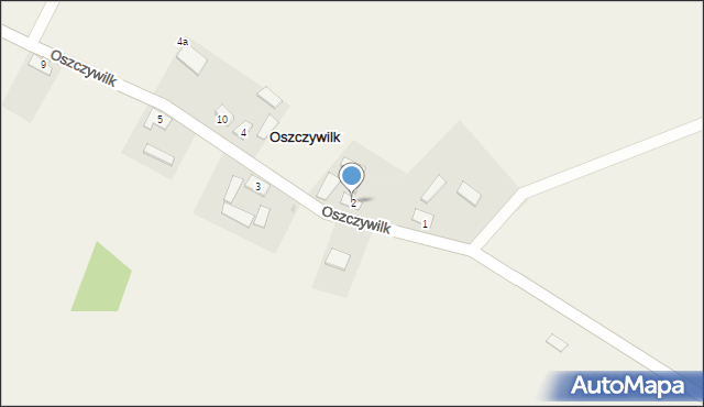 Oszczywilk, Oszczywilk, 2, mapa Oszczywilk