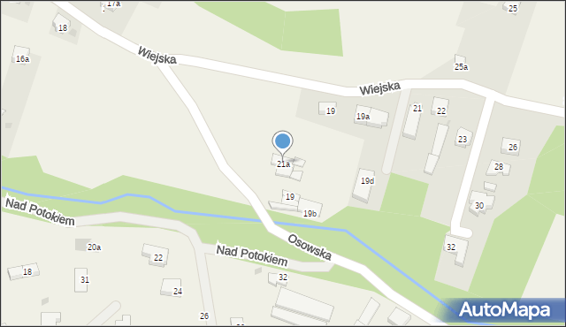 Pilchowo, Osowska, 21a, mapa Pilchowo