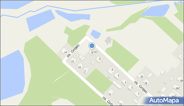 Potoczek, Osiedle Grójec, 9, mapa Potoczek