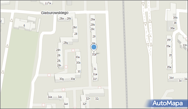 Poznań, Osiedle Króla Bolesława Chrobrego, 31a, mapa Poznania