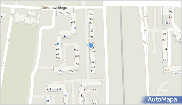 Poznań, Osiedle Króla Bolesława Chrobrego, 31b, mapa Poznania