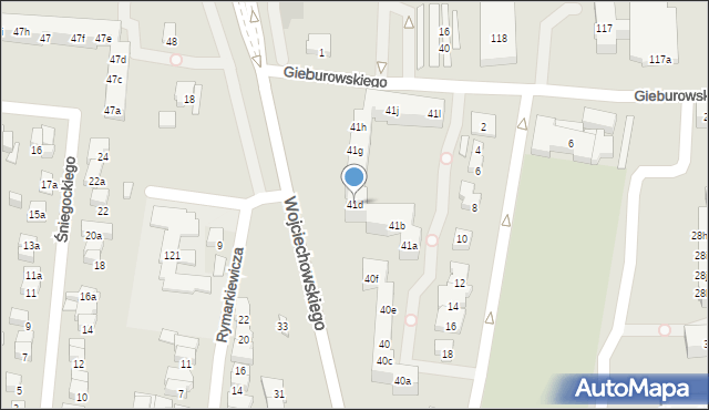 Poznań, Osiedle Króla Bolesława Chrobrego, 41d, mapa Poznania