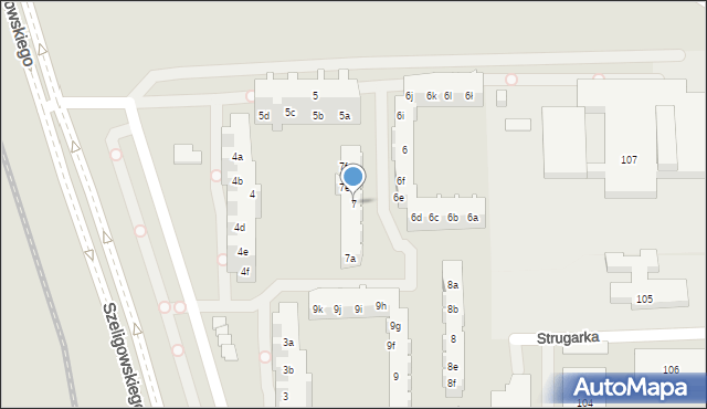 Poznań, Osiedle Bolesława Śmiałego, 7, mapa Poznania