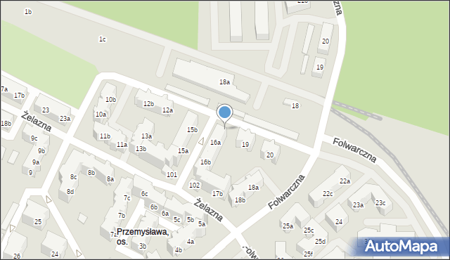 Poznań, Osiedle Przemysława, 21, mapa Poznania