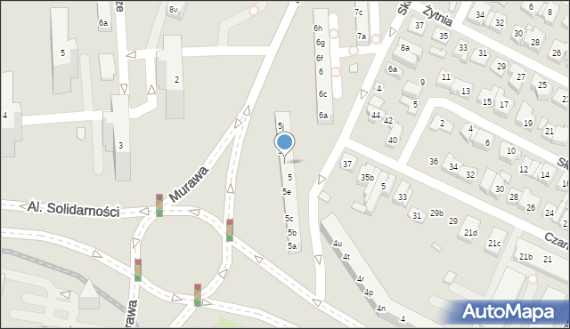 Poznań, Osiedle Kosmonautów, 5g, mapa Poznania