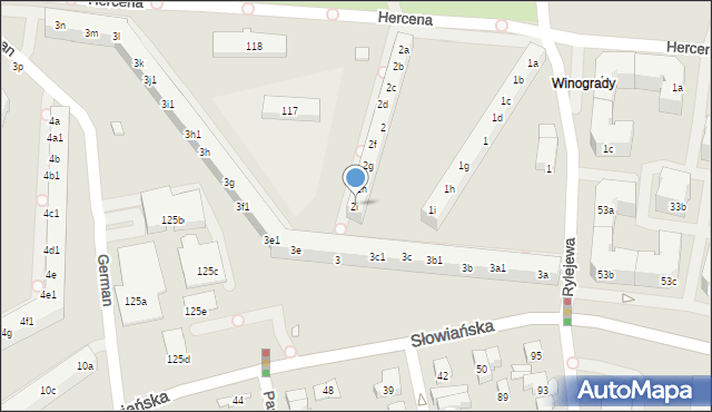 Poznań, Osiedle Przyjaźni, 2i, mapa Poznania