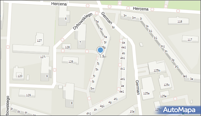 Poznań, Osiedle Przyjaźni, 5i, mapa Poznania