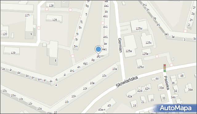 Poznań, Osiedle Przyjaźni, 4f1, mapa Poznania