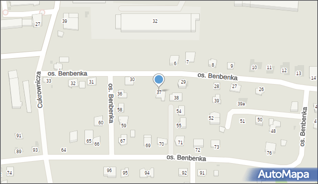 Przeworsk, Osiedle Benbenka Józefa, 37, mapa Przeworsk