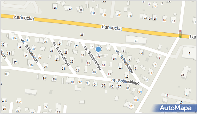 Przeworsk, Osiedle Króla Jana III Sobieskiego, 15, mapa Przeworsk