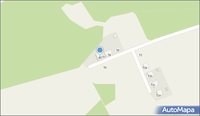 Pszczew, Osiedle Powstańców Wielkopolskich, 60, mapa Pszczew