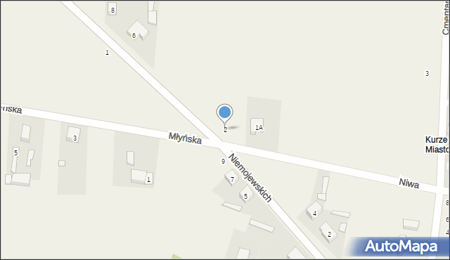 Radoszewice, Osjakowska, 2, mapa Radoszewice