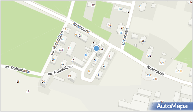 Rogoźnik, Osiedle Robotnicze, 5/i, mapa Rogoźnik