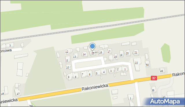 Rostarzewo, Osiedle Żegockiego, 15, mapa Rostarzewo