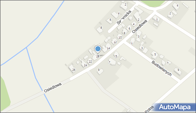 Rozkochów, Osiedlowa, 18, mapa Rozkochów