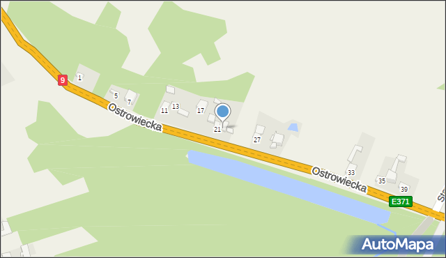 Rudnik, Ostrowiecka, 23, mapa Rudnik