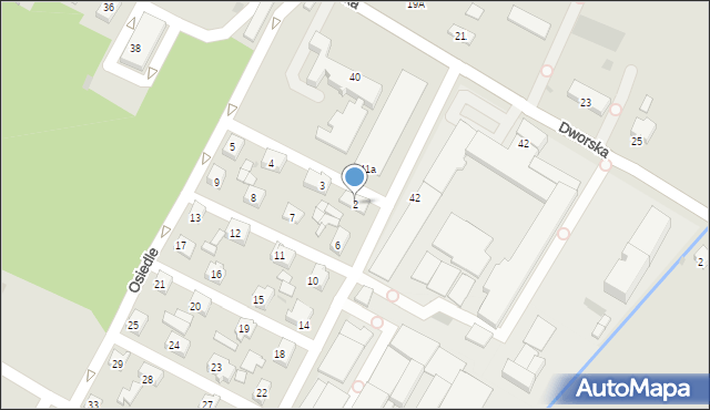 Rymanów, Osiedle, 2, mapa Rymanów