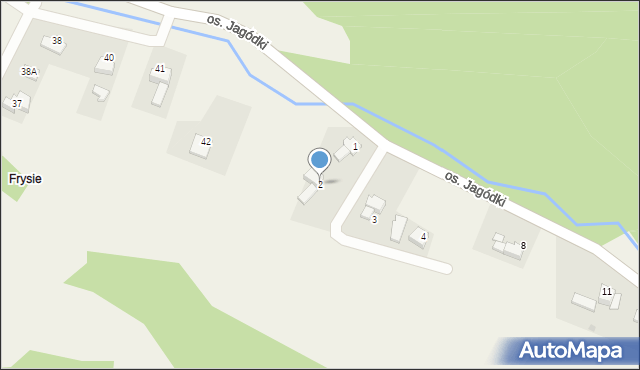 Rzyki, Osiedle Jagódki, 2, mapa Rzyki