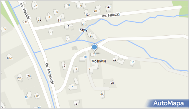 Rzyki, Osiedle Moskwiki, 11, mapa Rzyki