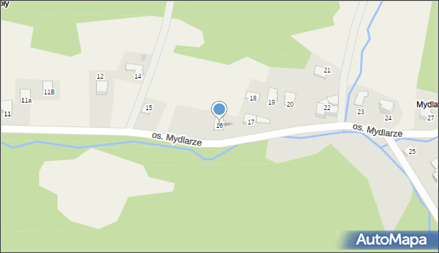 Rzyki, Osiedle Mydlarze, 16, mapa Rzyki