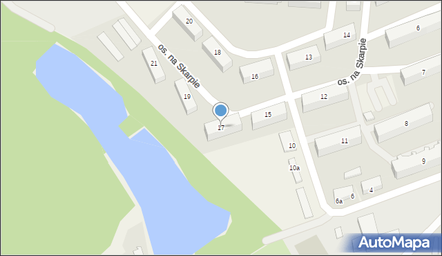 Siemirowice, Osiedle na Skarpie, 17, mapa Siemirowice