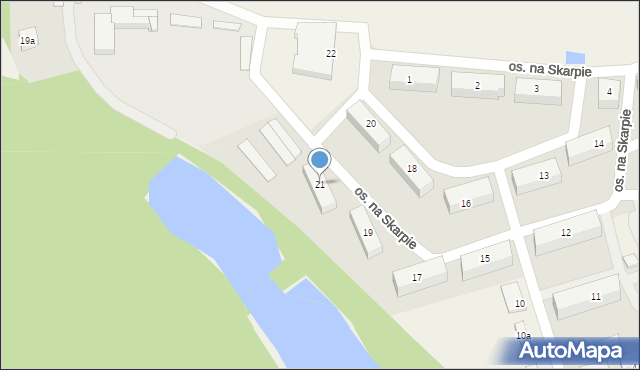 Siemirowice, Osiedle na Skarpie, 21, mapa Siemirowice
