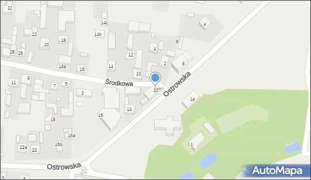 Skalmierzyce, Ostrowska, 10, mapa Skalmierzyce