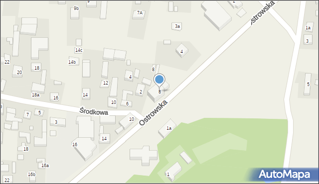 Skalmierzyce, Ostrowska, 8, mapa Skalmierzyce
