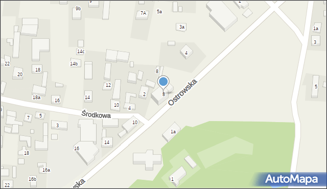 Skalmierzyce, Ostrowska, 8, mapa Skalmierzyce