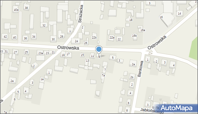 Skalmierzyce, Ostrowska, 9, mapa Skalmierzyce