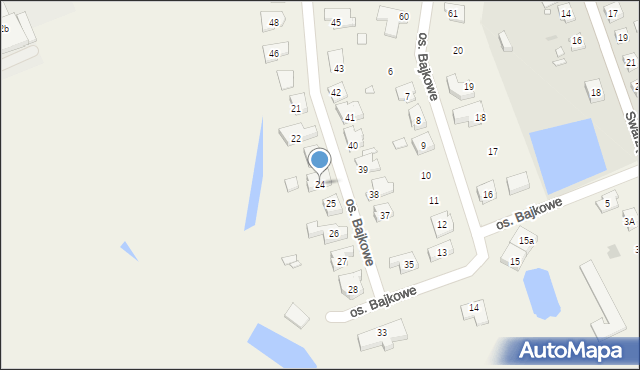 Skiereszewo, Osiedle Bajkowe, 24, mapa Skiereszewo