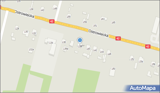 Starachowice, Ostrowiecka, 138, mapa Starachowic