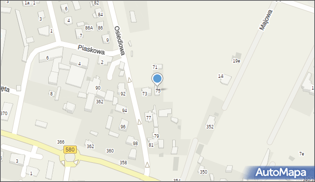 Stare Babice, Osiedlowa, 75, mapa Stare Babice