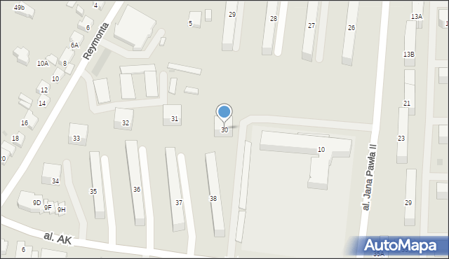 Starogard Gdański, Osiedle Kopernika Mikołaja, 30, mapa Starogard Gdański