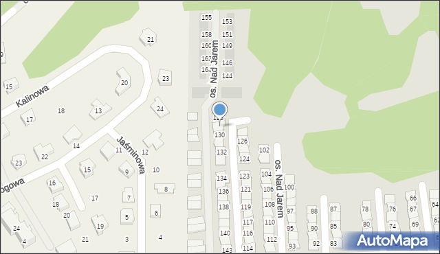 Starogard Gdański, Osiedle Nad Jarem, 129, mapa Starogard Gdański