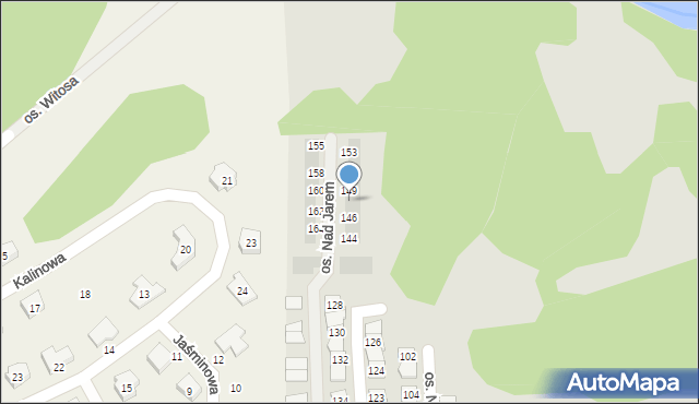 Starogard Gdański, Osiedle Nad Jarem, 148, mapa Starogard Gdański