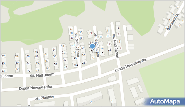 Starogard Gdański, Osiedle Nad Jarem, 26, mapa Starogard Gdański