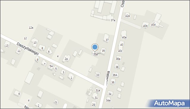 Strzałkowo, Ostrowska, 33a, mapa Strzałkowo