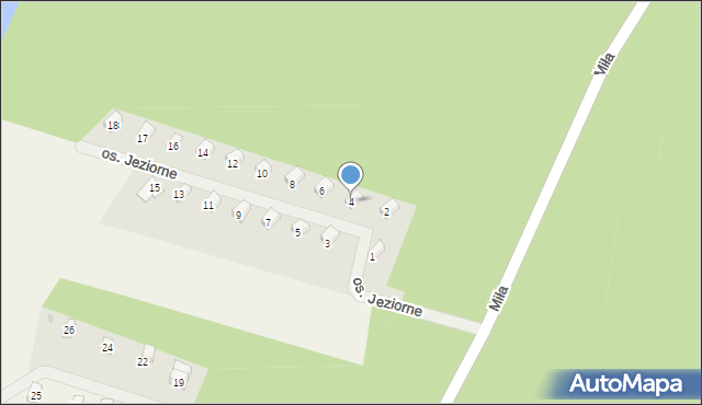 Studzienice, Osiedle Jeziorne, 4, mapa Studzienice