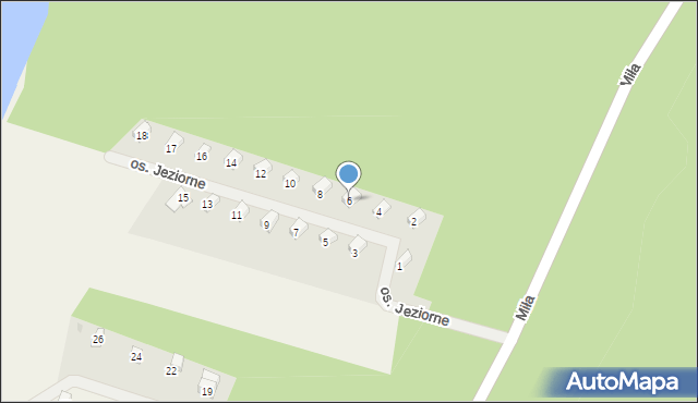 Studzienice, Osiedle Jeziorne, 6, mapa Studzienice