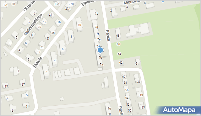 Sulęcin, Osiedle Kopernika Mikołaja, 7b, mapa Sulęcin