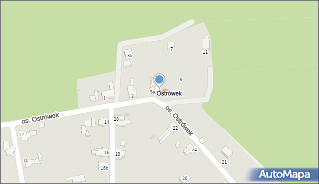 Sulęcin, Osiedle Ostrówek, 5, mapa Sulęcin