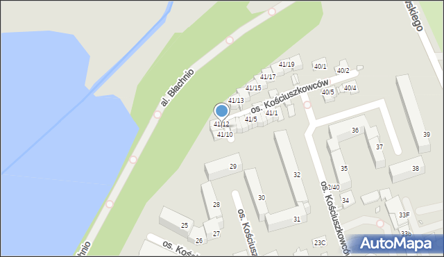 Swarzędz, Osiedle Kościuszkowców, 41/11, mapa Swarzędz