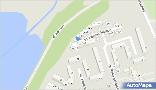 Swarzędz, Osiedle Kościuszkowców, 41/9, mapa Swarzędz