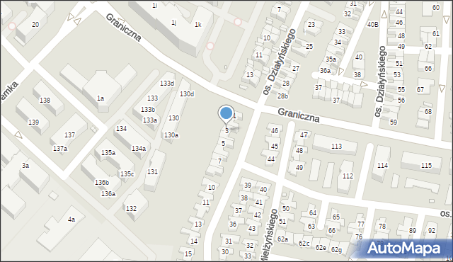 Swarzędz, Osiedle Mielżyńskiego Macieja, 3, mapa Swarzędz