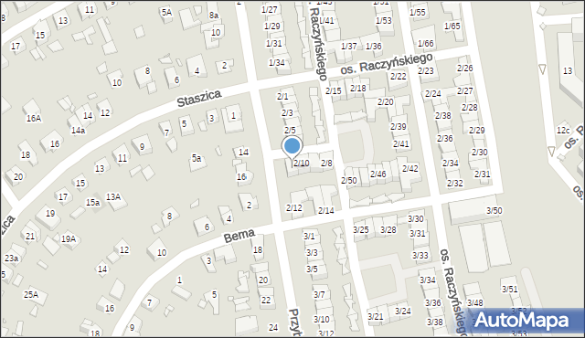 Swarzędz, Osiedle Raczyńskiego Edwarda, 2/11, mapa Swarzędz