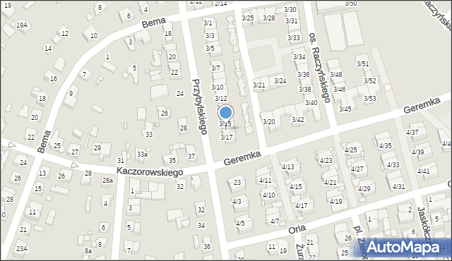 Swarzędz, Osiedle Raczyńskiego Edwarda, 3/16, mapa Swarzędz