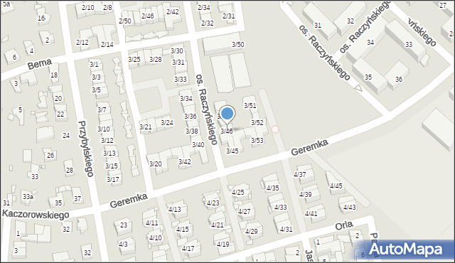 Swarzędz, Osiedle Raczyńskiego Edwarda, 3/46, mapa Swarzędz