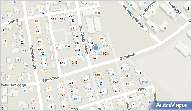 Swarzędz, Osiedle Raczyńskiego Edwarda, 3/55, mapa Swarzędz